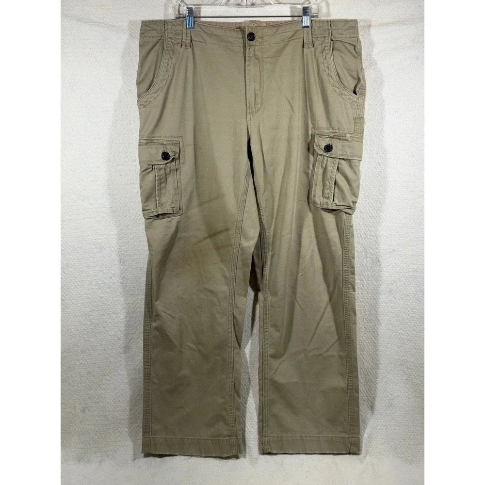 RedHead‎ Cargo Pants Mens 42x32 Khaki Utility Hiking Workwear Outdoor Distressed